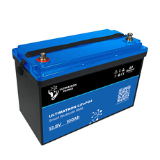 Miniature Batterie Lithium LiFePO4 Smart BMS - 12.8V 100AH - ULTIMATRON N° 8