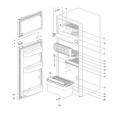 Miniature Porte réfrigérateur N31/N41 - THETFORD N° 2